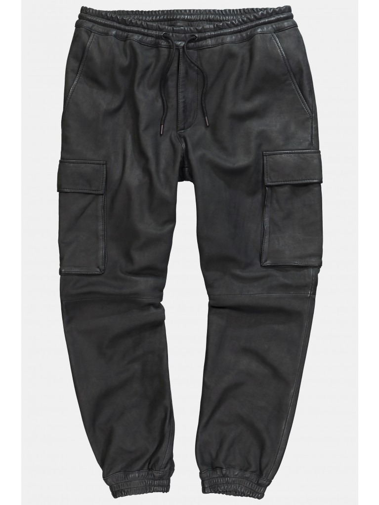 Παντελόνι δερμάτινο με χαλαρή εφαρμογή, JP1880