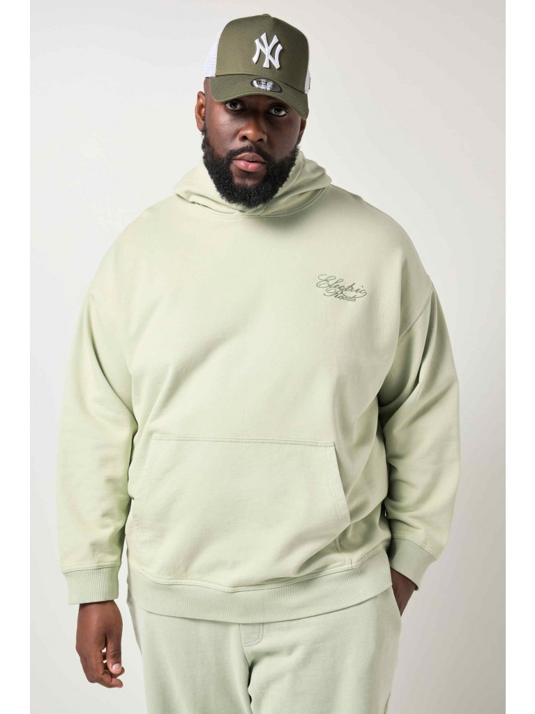 Μπλούζα φούτερ oversized με κέντημα Electric Rooks, STHUGE