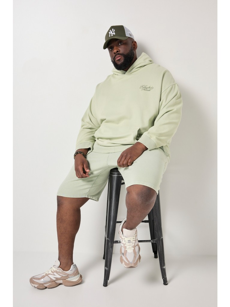 Μπλούζα φούτερ oversized με κέντημα Electric Rooks, STHUGE