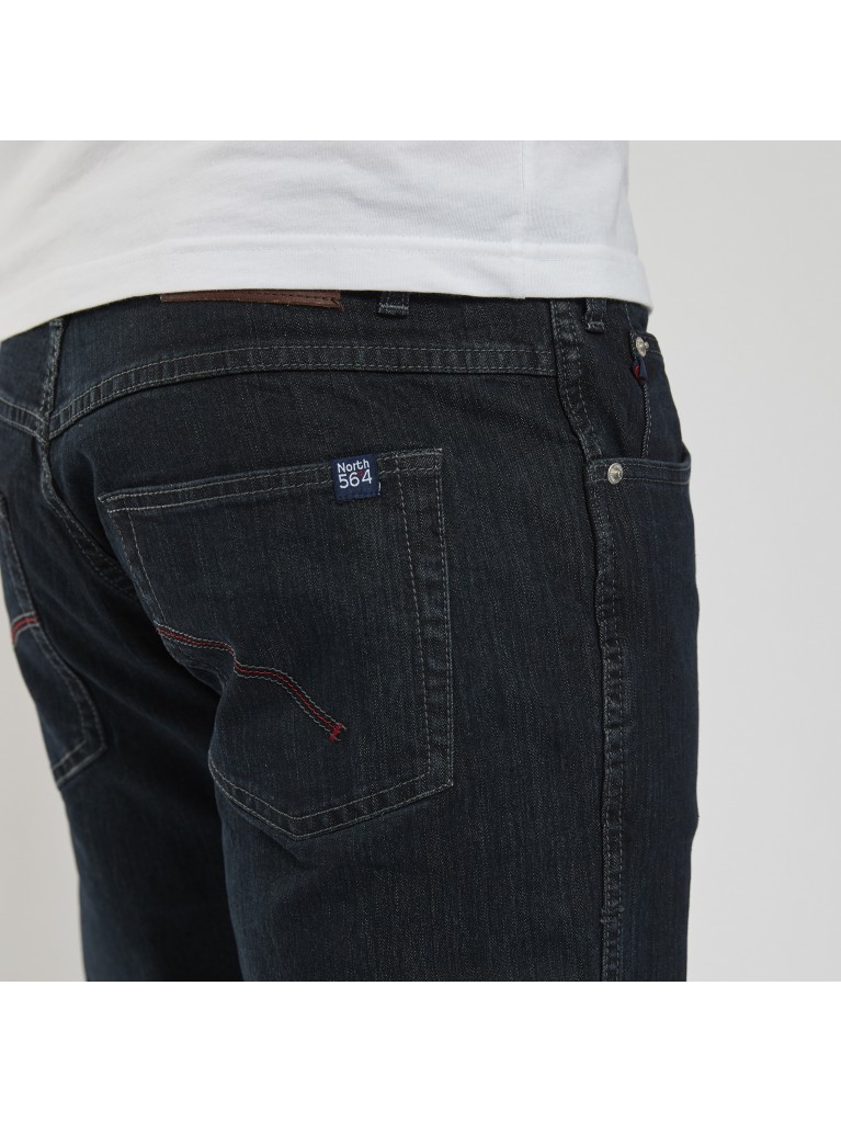 Παντελόνι jeans ελαστικό MICK,  σε REGULAR γραμμή με επεξεργασία πλησύματος North 56°4