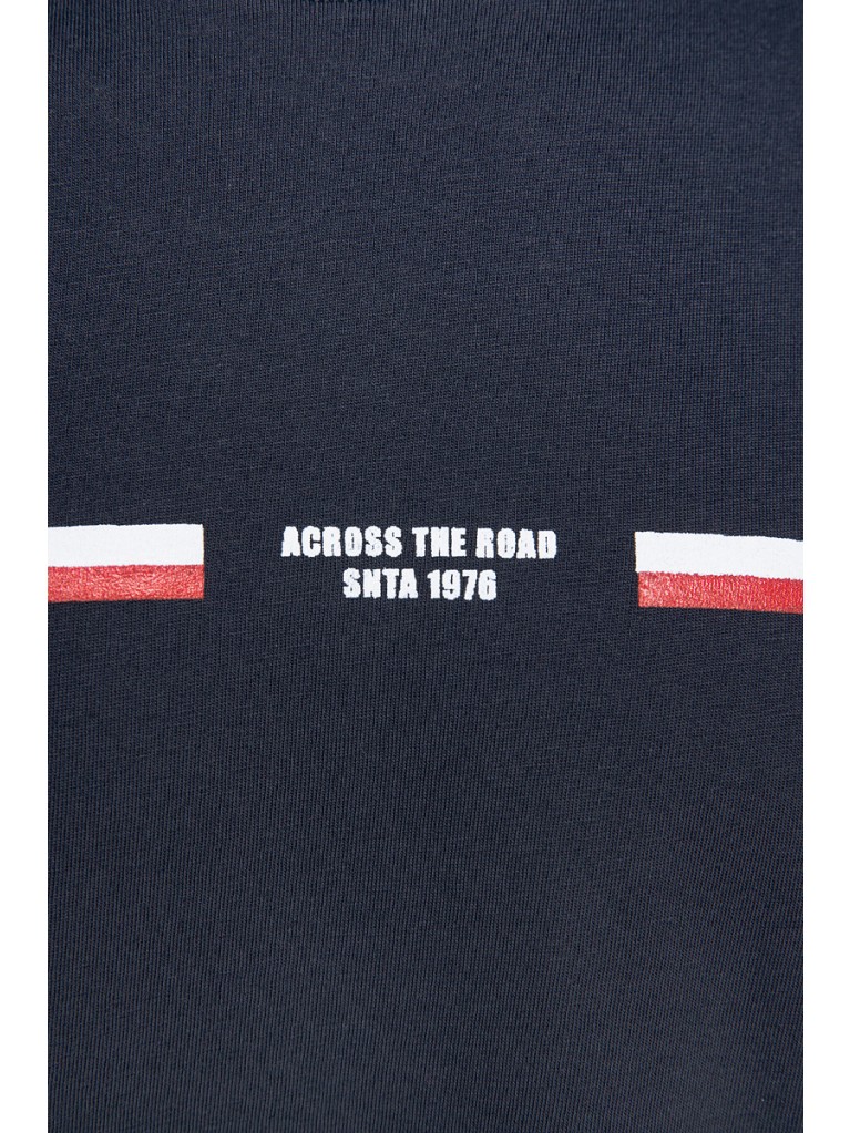 T-Shirt με τύπωμα Across The Road BIGMAN