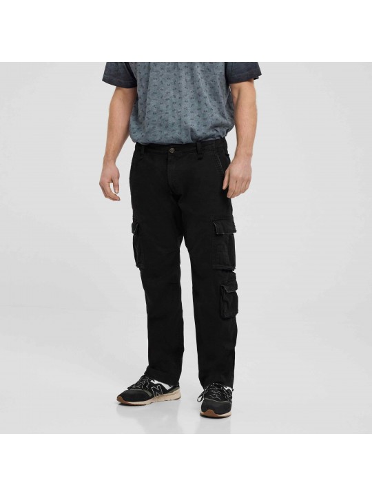 Παντελόνι Cargo από βαμβακερό, ελαστικό ύφασμα, North 56Denim