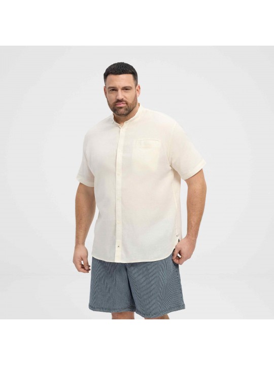 Πουκάμισο κοντομάνικο με τσέπη στο στήθος και γιακά μάο, North Latitude