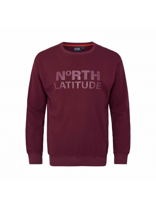 Μπλούζα Φούτερ με μακριά μανίκια και μεγάλο τύπωμα logo μπροστά, North Latitude