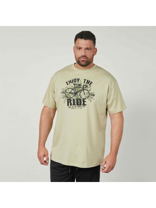 T-shirt με τύπωμα Enjoy the Ride, North Latitude Denim