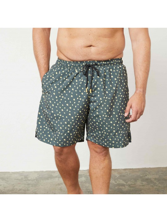 Μαγιό με μοτίβο mini lemons και τσέπες, North Latitude Denim