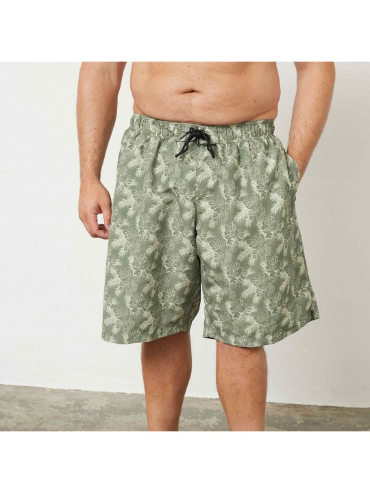 Μαγιό με allover μοτίβο και τσέπες, North Latitude Denim