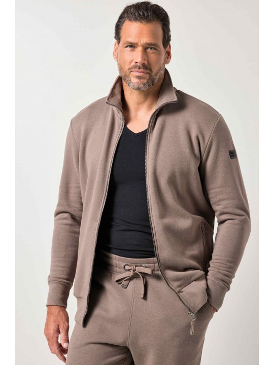 Ζακέτα με όρθιο γιακά και μεταλλικό φερμουάρ, JAY-PI