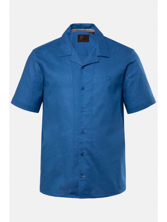 Πουκάμισο λινό, modern fit με κοντά μανίκια, JP 1880