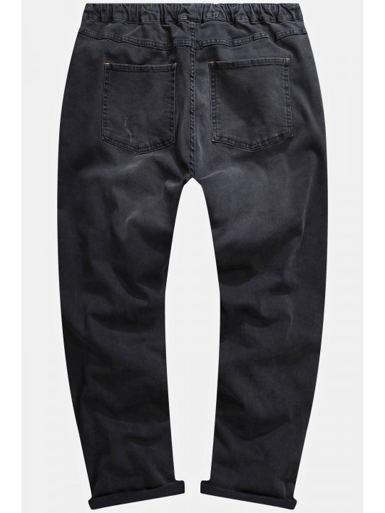 Παντελόνι τζιν destroyed look με λάστιχο στην μέση