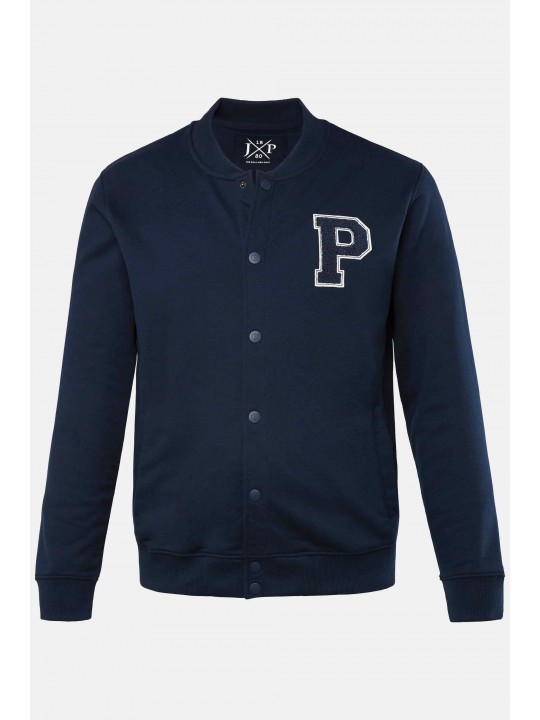 Ζακέτα Φούτερ Κολεγίου με κέντημα στο στήθος, JP1880