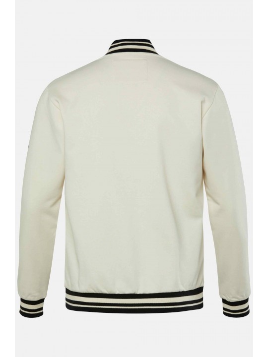 Ζακέτα Φούτερ Κολεγίου με κέντημα NEW YORK μπροστά και τύπωμα στο μανίκι, JP1880