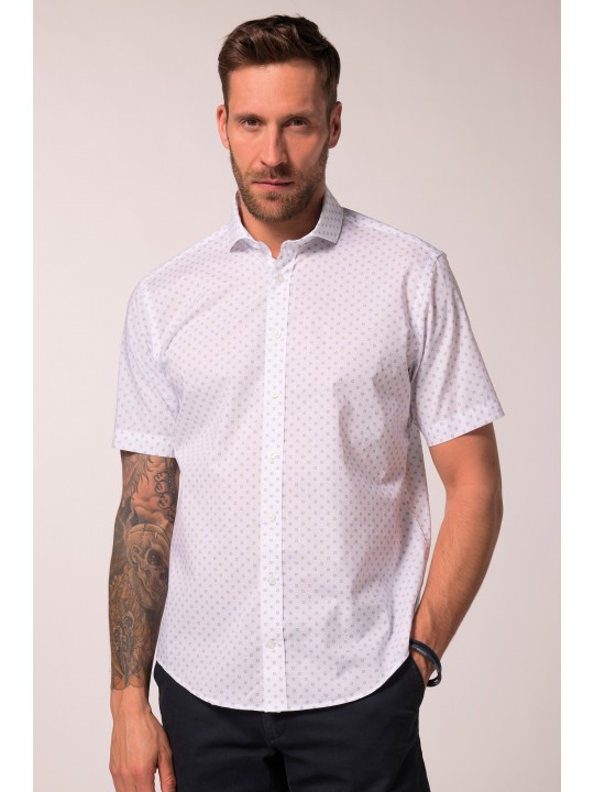 Πουκάμισο σε modern fit με mininal print, JP 1880