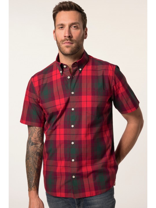 Πουκάμισο καρό, κοντομάνικο JP, Modern Fit