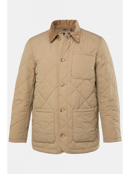  Mπουφάν καπιτονέ με κοτλέ γιακά