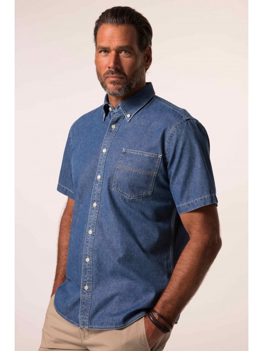 Πουκάμισο τζιν, modern fit, με τσέπη, JP 1880