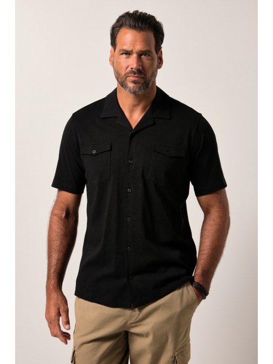 Πουκάμισο με τσέπες στο στήθος και κοντά μανίκια, JP1880