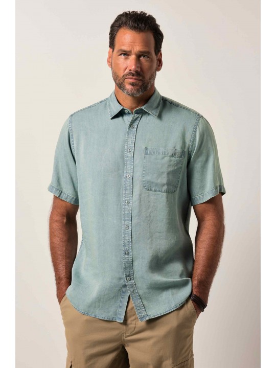 Πουκάμισο τζιν με τσέπη στο στήθος, JP1880