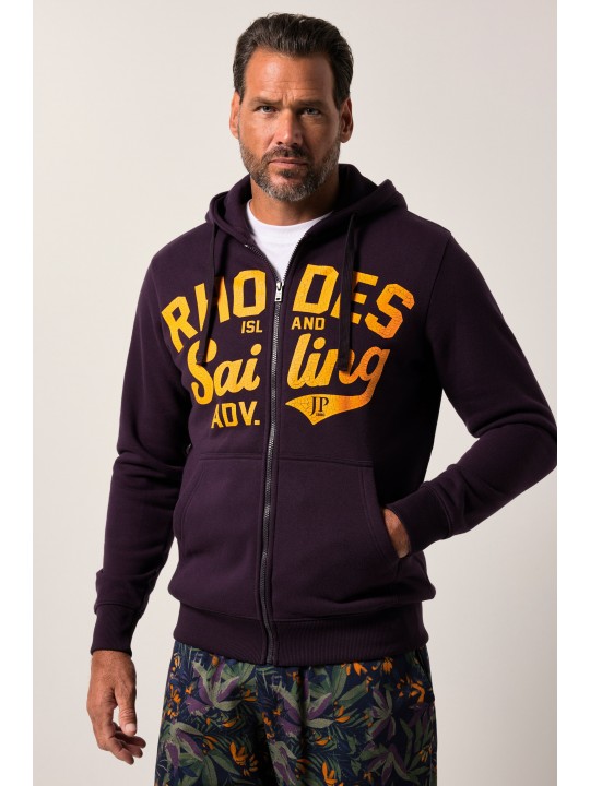 Ζακέτα με τύπωμα RHODES Sailing και τσέπες, JP1880