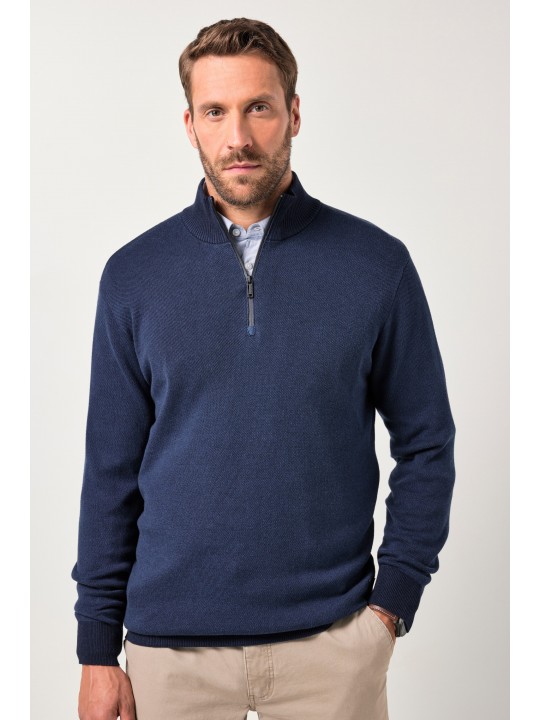 Πουλόβερ, από  ύφασμα με φερμουάρ, JP1880