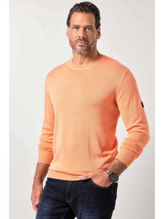 Πουλόβερ με άνετη εφαρμογή και ριμπ μανσέτες, JP1880