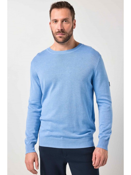 Πουλόβερ με άνετη εφαρμογή και ριμπ μανσέτες, JP1880