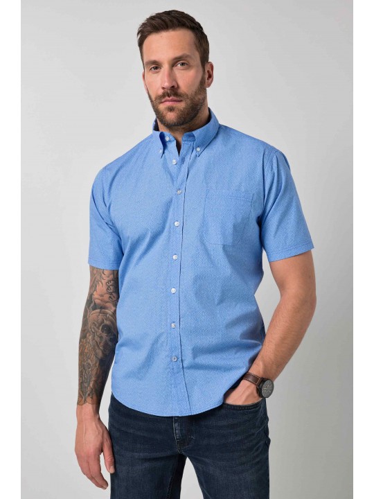 Πουκάμισο με minimal μοτίβο και γιακά, JP1880