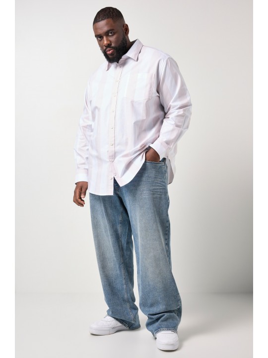 Πουκάμισο ριγέ με γιακά Kent, STHUGE