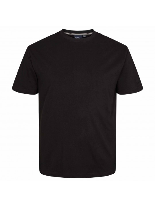 T-shirt μονόχρωμο με κέντημα στο μανίκι, North Latitude 