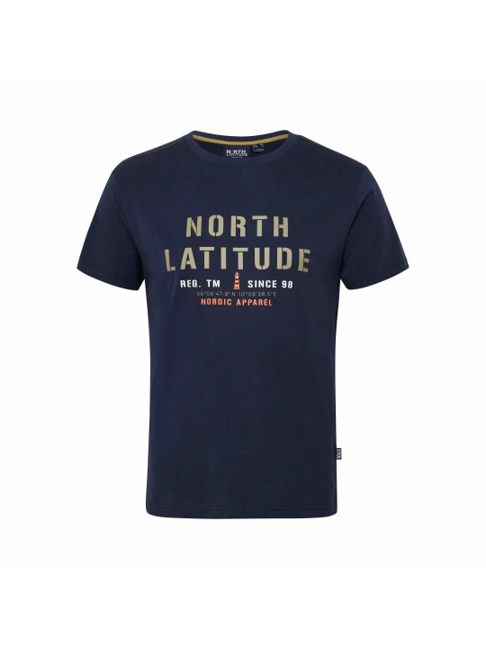 T-shirt με έγχρωμο τύπωμα, North Latitude 