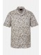 Πουκάμισο λινό, cuba fit, floral, JP1880