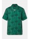 Πουκάμισο cuba fit με σχέδιο palms, JP1880