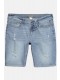 Βερμούδα τζιν baggy fit με destroyed effect, STHUGE