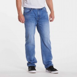 Παντελόνι jeans ελαστικό RINGO, σε STRAIGHT γραμμή, με εφέ πλυσίματος, North 56Denim