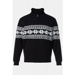 Μπλούζα Φούτερ troyer Νορβηγικό σχέδιο με φερμουάρ