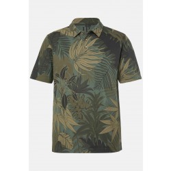 Μπλούζα πόλο με έγχρωμο φλοράλ μοτίβο, JP1880