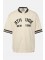 T-shirt oversized με κοντά μανίκια και κουμπιά με τύπωμα Sthuge New York μπροστά, JP1880
